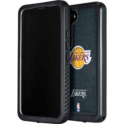 NBA Los Angeles Lakers Black Primary Logo Galaxy S24 Waterproof Case